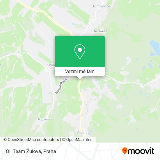 Oil Team Žulová mapa