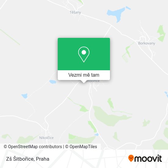 Zš Šitbořice mapa