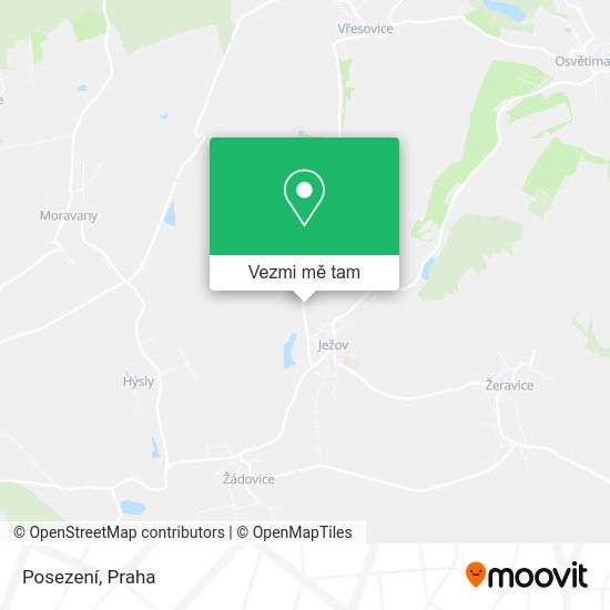 Posezení mapa