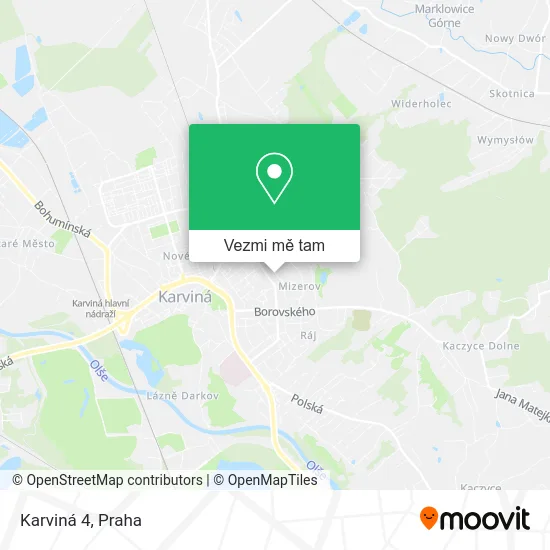 Karviná 4 mapa