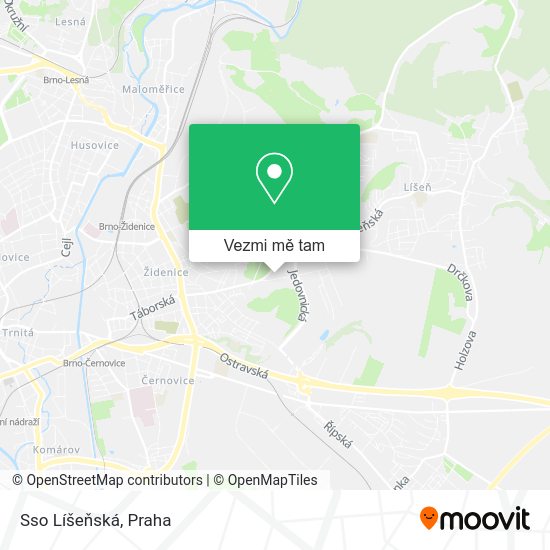 Sso Líšeňská mapa