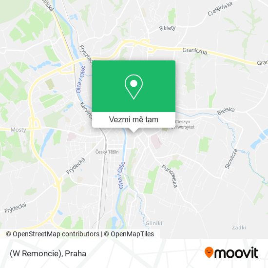 (W Remoncie) mapa