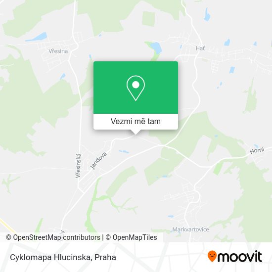 Cyklomapa Hlucinska mapa
