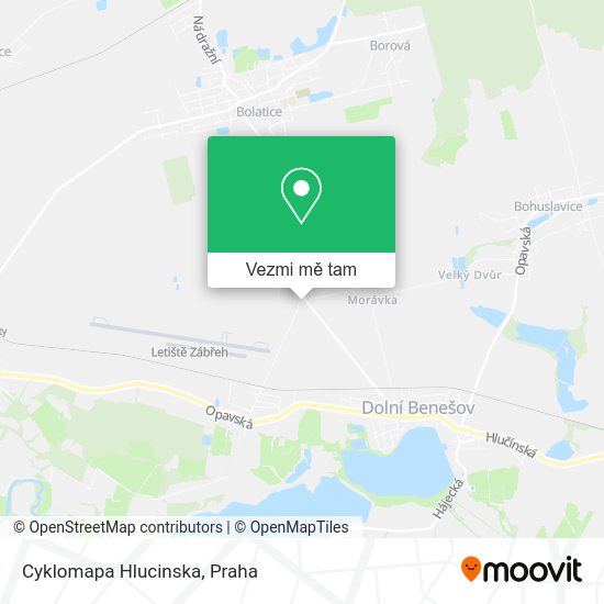 Cyklomapa Hlucinska mapa