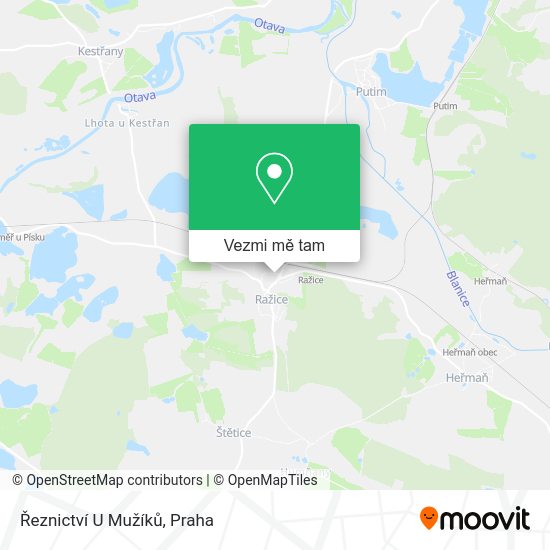 Řeznictví U Mužíků mapa