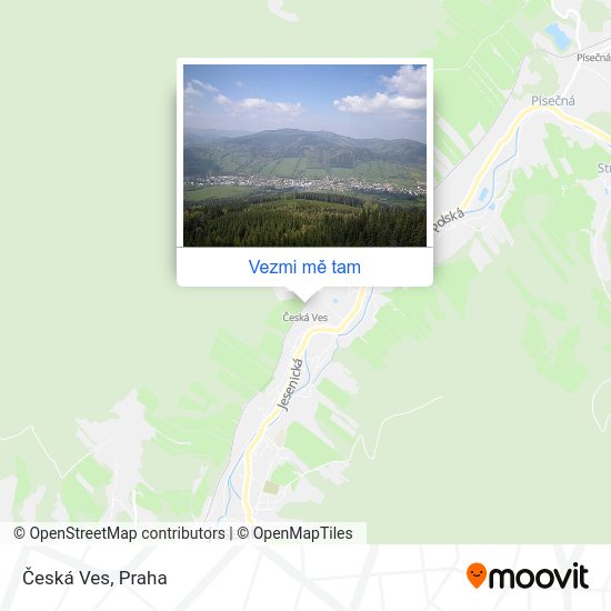 Česká Ves mapa