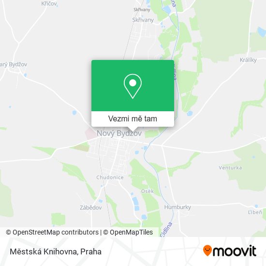 Městská Knihovna mapa