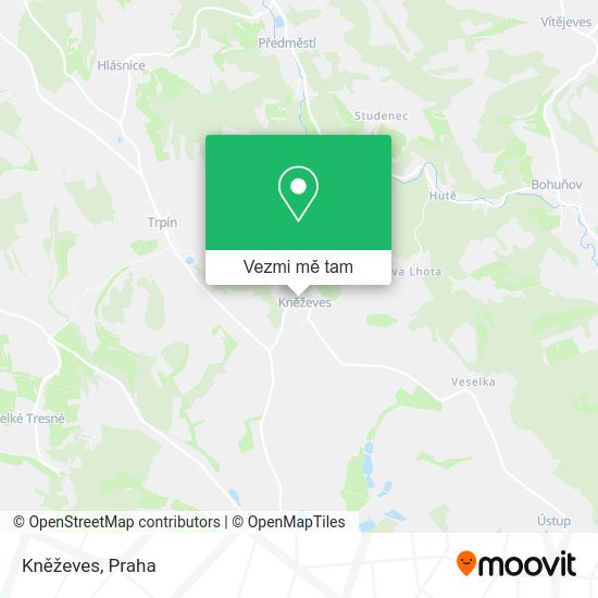 Kněževes mapa