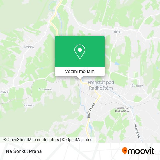 Na Šenku mapa