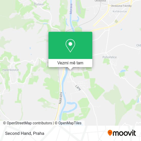 Second Hand mapa