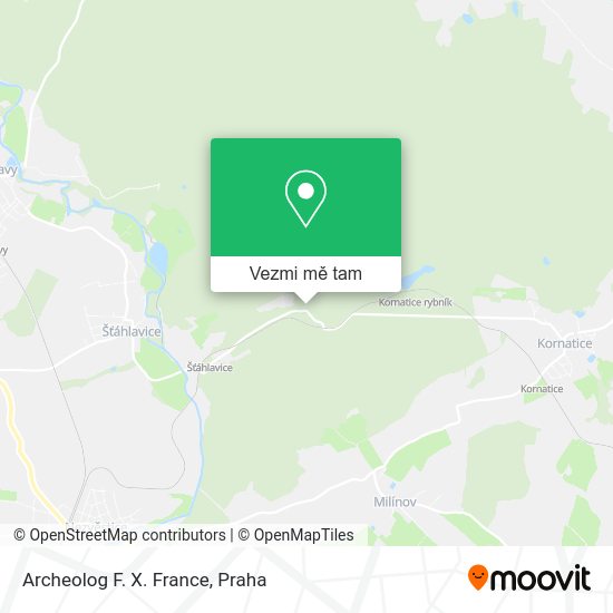 Archeolog F. X. France mapa