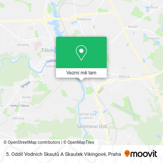 5. Oddíl Vodních Skautů A Skautek Vikingové mapa