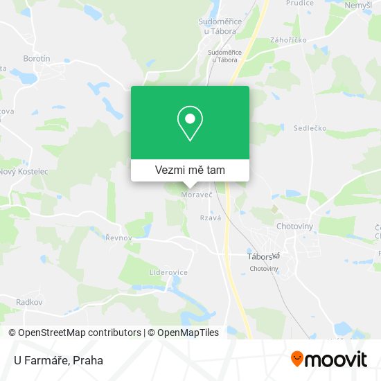 U Farmáře mapa
