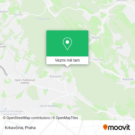 Krkavčina mapa