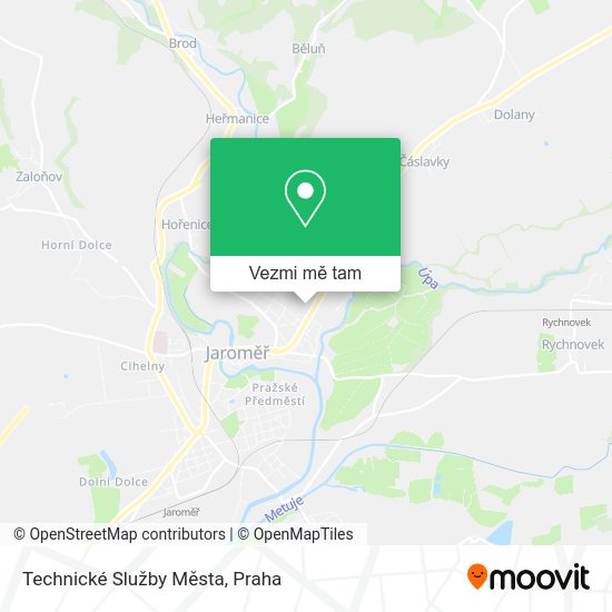 Technické Služby Města mapa