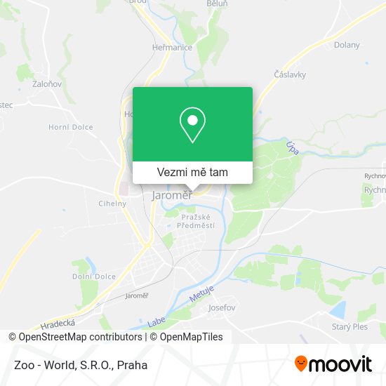 Zoo - World, S.R.O. mapa