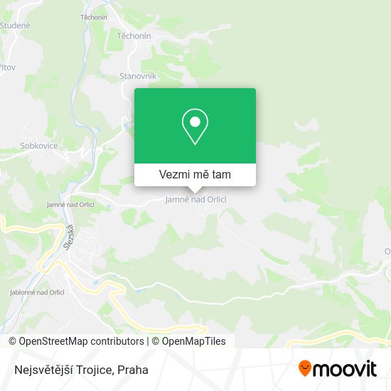 Nejsvětější Trojice mapa