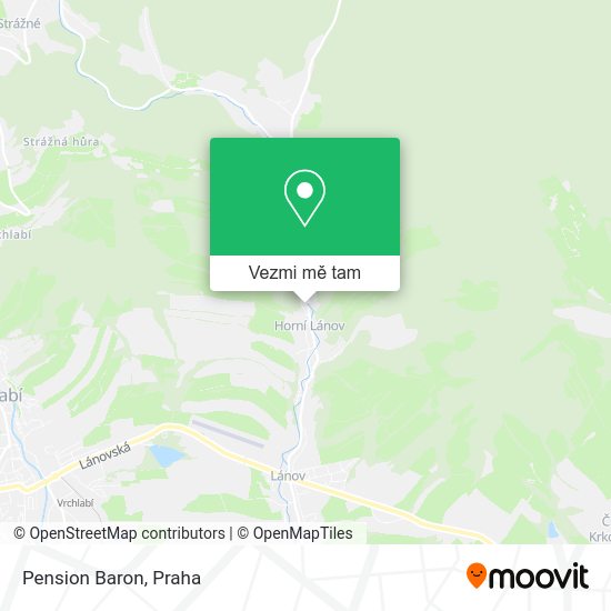 Pension Baron mapa