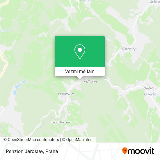 Penzion Jaroslav mapa