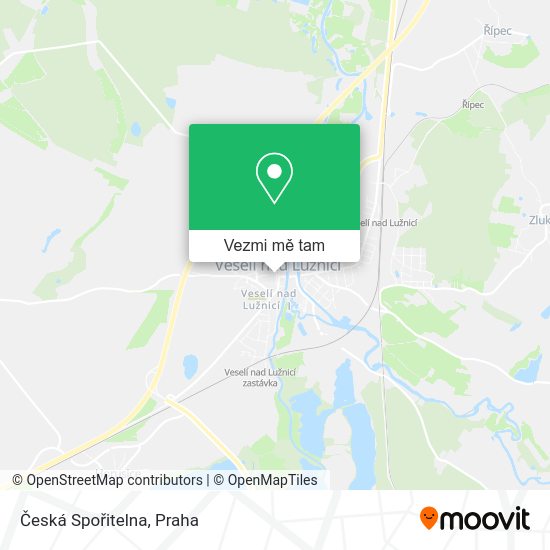 Česká Spořitelna mapa
