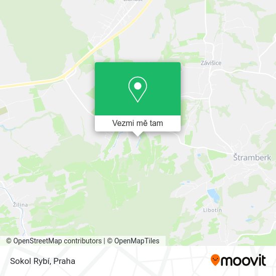 Sokol Rybí mapa