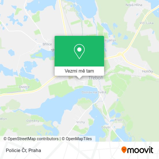 Policie Čr mapa