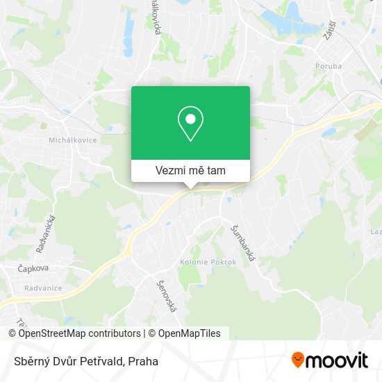 Sběrný Dvůr Petřvald mapa