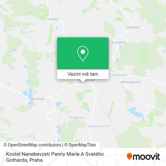 Kostel Nanebevzetí Panny Marie A Svatého Gotharda mapa