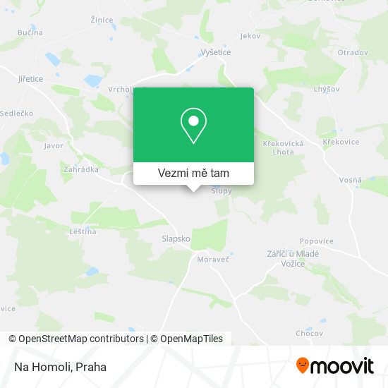 Na Homoli mapa