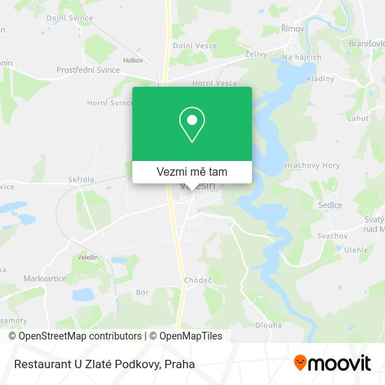 Restaurant U Zlaté Podkovy mapa