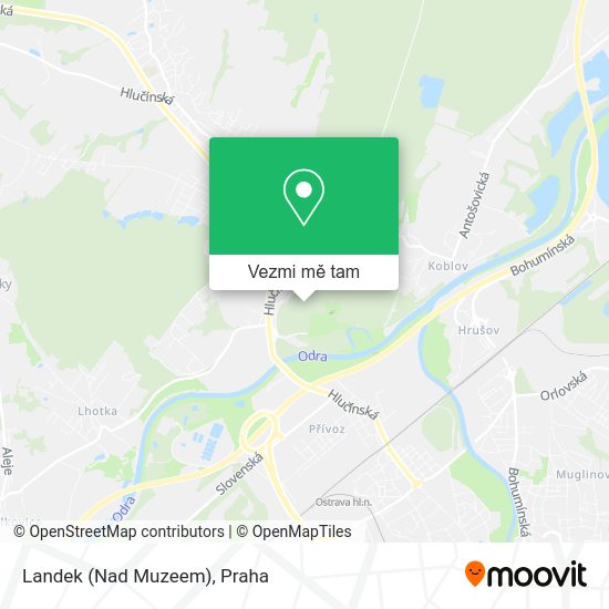 Landek (Nad Muzeem) mapa