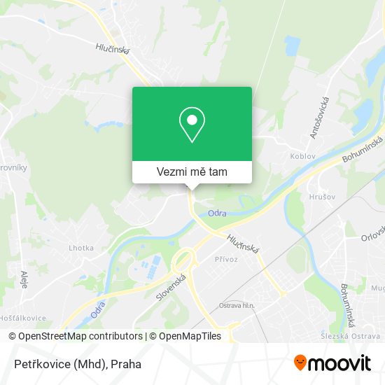 Petřkovice (Mhd) mapa