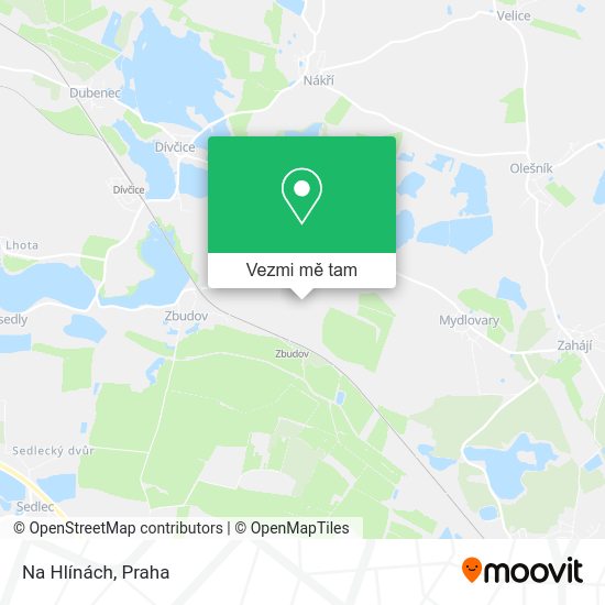 Na Hlínách mapa