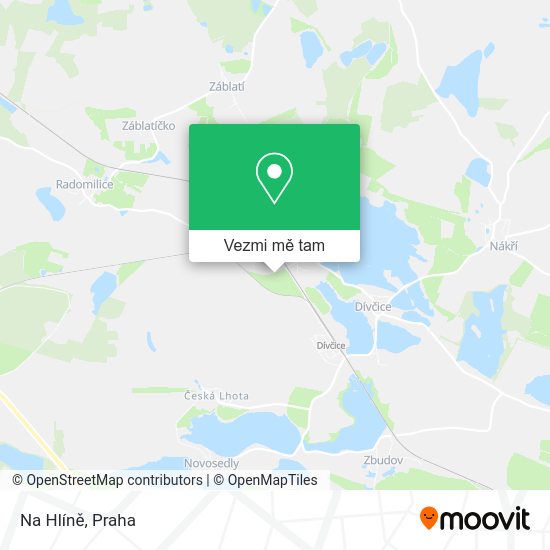 Na Hlíně mapa
