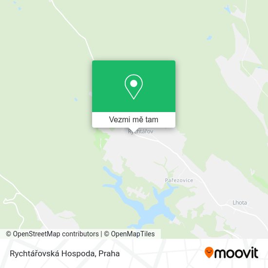 Rychtářovská Hospoda mapa