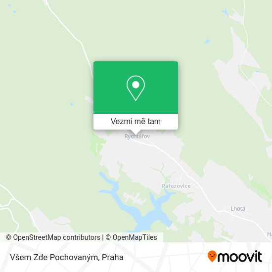 Všem Zde Pochovaným mapa