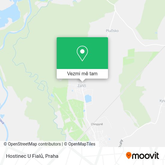 Hostinec U Fialů mapa