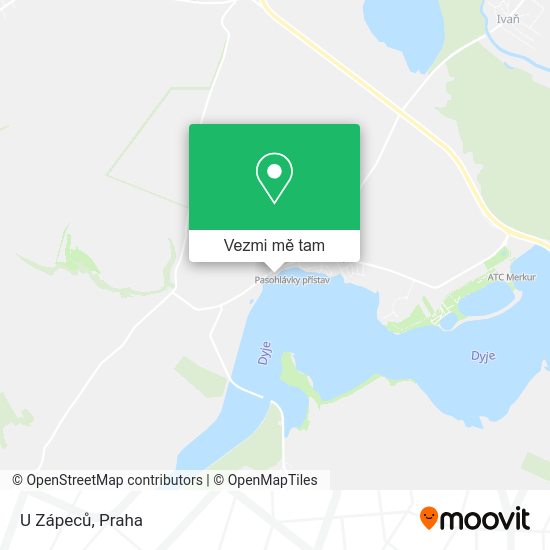 U Zápeců mapa