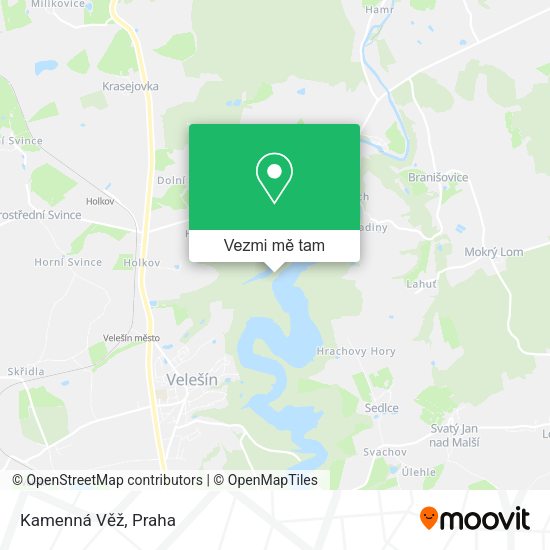 Kamenná Věž mapa
