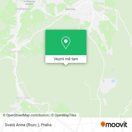 Svatá Anna (Rozc.) mapa