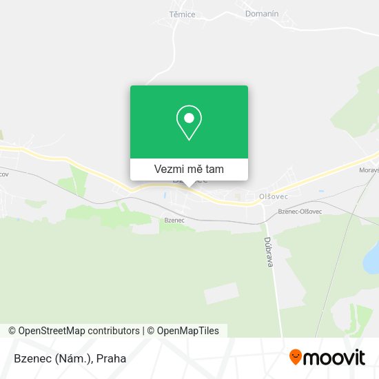Bzenec (Nám.) mapa