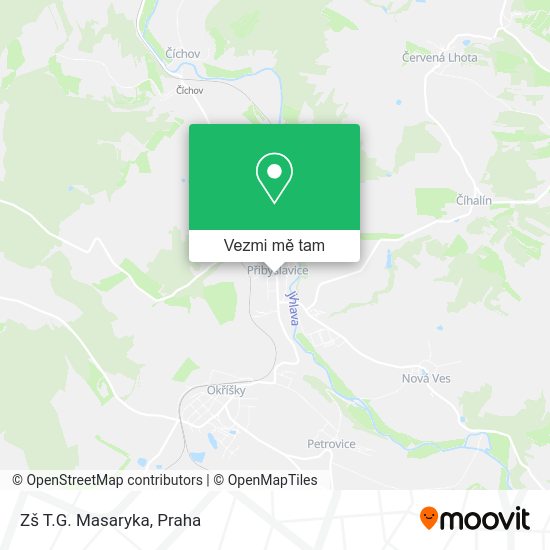 Zš T.G. Masaryka mapa