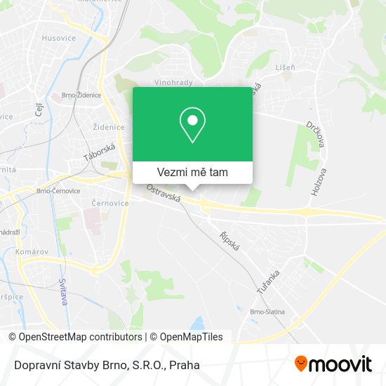 Dopravní Stavby Brno, S.R.O. mapa