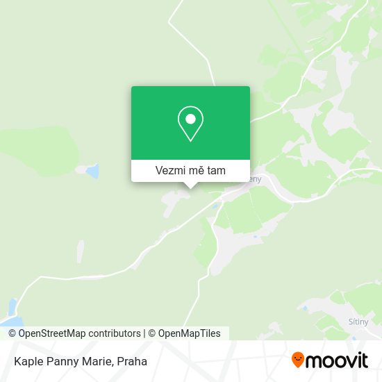 Kaple Panny Marie mapa