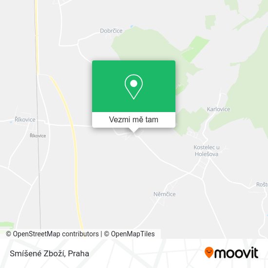 Smíšené Zboží mapa