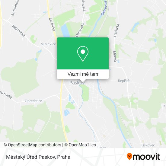 Městský Úřad Paskov mapa