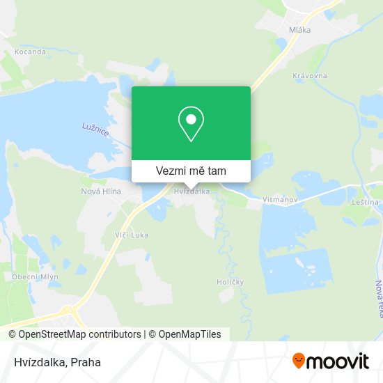 Hvízdalka mapa