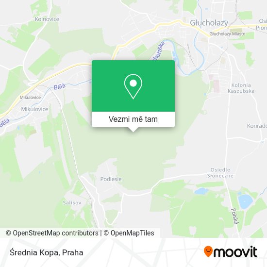 Średnia Kopa mapa