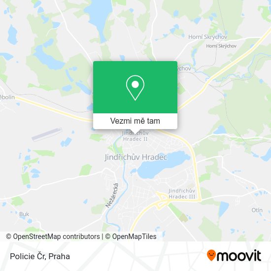 Policie Čr mapa