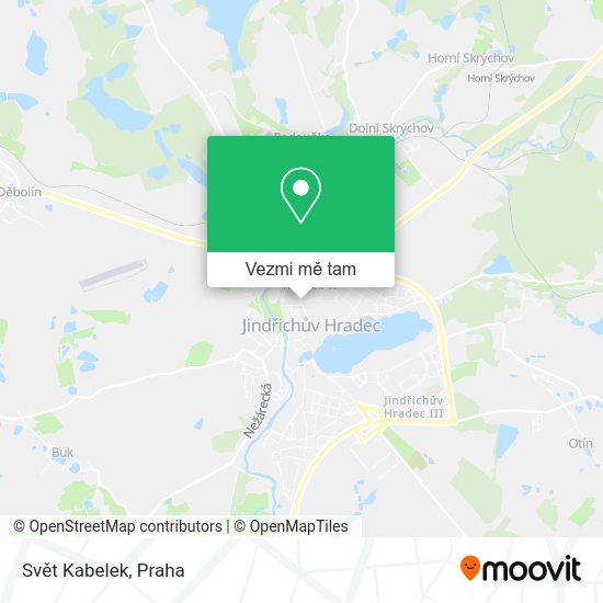 Svět Kabelek mapa